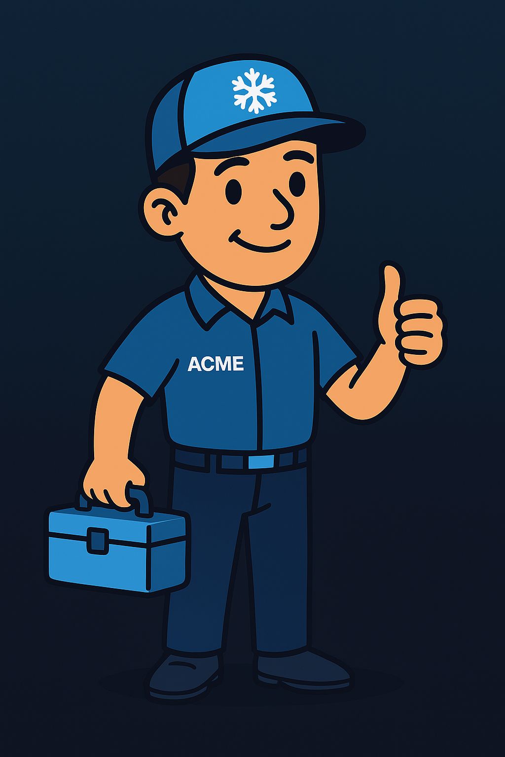ACME HVAC Mascot